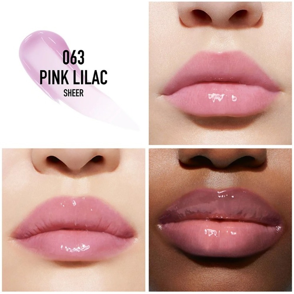 Dior Addict Lip Maximizer Hydrating Lip Plumper Gloss Pink Lilac 063 0.20oz